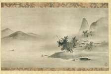 Ink Landscape, Muromachi period, early 16th century. Creator: Kano Motonobu.
