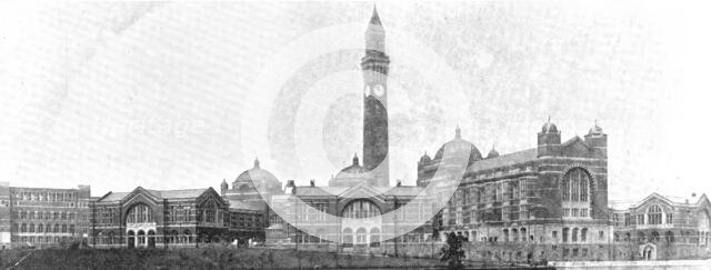 The University of Birmingham, the new buildings of which were opened by the King..., 1909. Creator: Henry Joseph Whitlock.