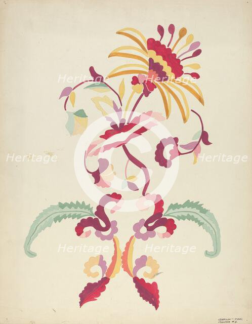 Design from Proposed Portfolio, 1935/1942. Creator: Majel G. Claflin.