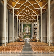 Interior of Coventry Cathedral, West Midlands, 2008. Artist: James O Davies.