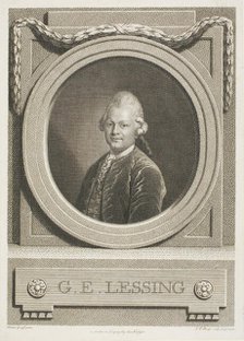 G.E. Lessing, n.d. Creator: Johann Friedrich Bause.