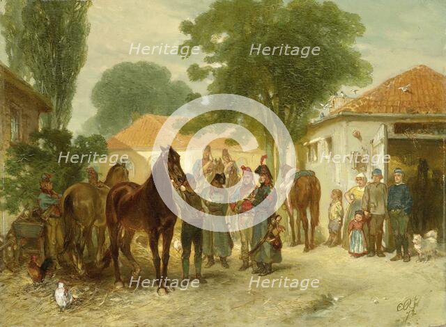 The requisition, 1872. Creator: Charles Rochussen.