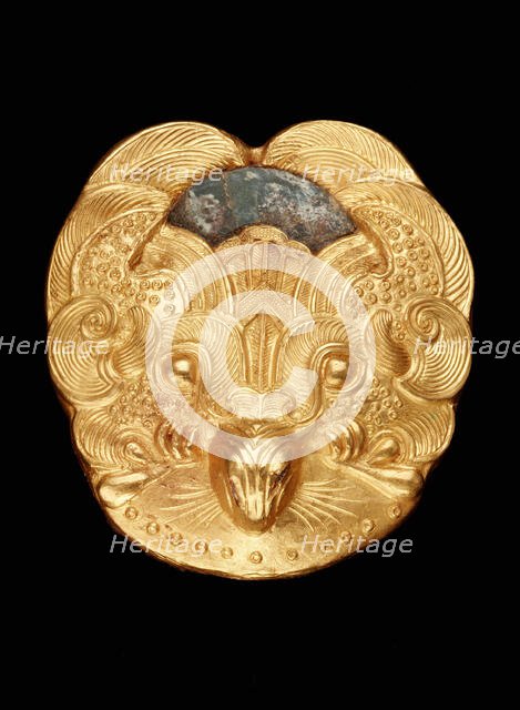 Sleeve-weight in the form of a plaque, Late Eastern Zhou dynasty, poss. modern; or 5-4th cent BCE. Creator: Unknown.