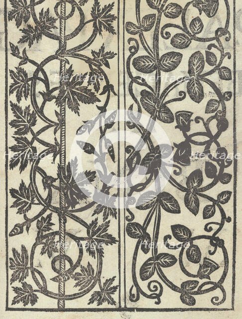 Libro quarto. De rechami per elquale se impara in diuersi modi lordine e il modo de re..., ca. 1532. Creator: Alessandro Paganino.