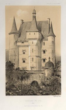 ...Pl. 52, Château De Fay (Maine), 1860. Creator: Victor Petit (French, 1817-1874).