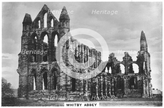 Whitby Abbey, 1936. Artist: Unknown