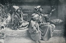 Berber country women from the interior of Tunisia, 1912. Artist: Schroeder & Co.