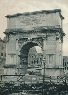 Arch of Titus, Rome, Italy, 1927. Artist: Eugen Poppel.