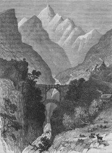 'View in the Pyrenees', c1880. Artist: Unknown.