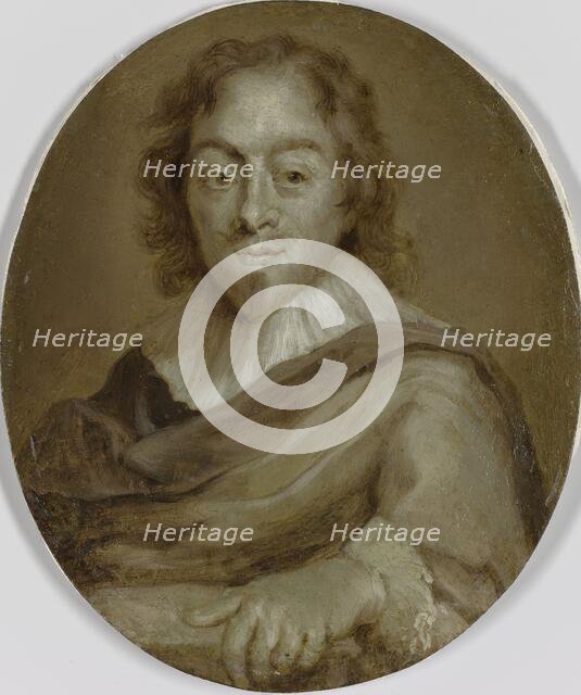 Portrait of Constantijn Huygens, Poet, Secretary to Prince Frederick Henry and Prince William II and Creator: Jan Maurits Quinkhard.