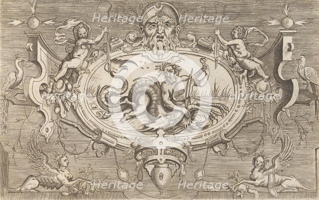 Targhe ed altri ornati di varie e capricciose invenzioni (Cartouches and other ornaments o..., 1773. Creator: Unknown.