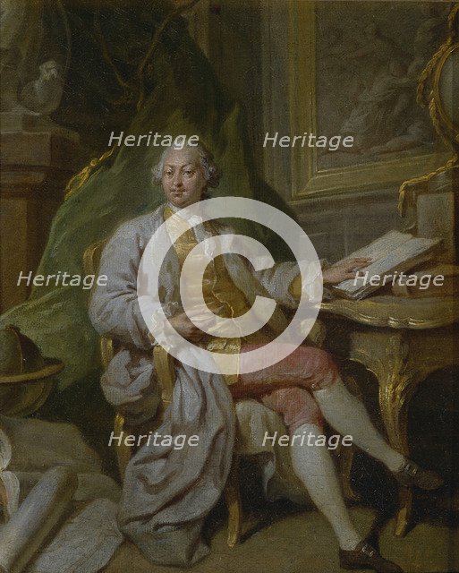 Portrait of L. Henninger, 1760s. Artist: Losenko, Anton Pavlovich (1737-1773)