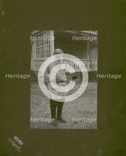 Portrait of the author Count Lev Nikolayevich Tolstoy (1828-1910).