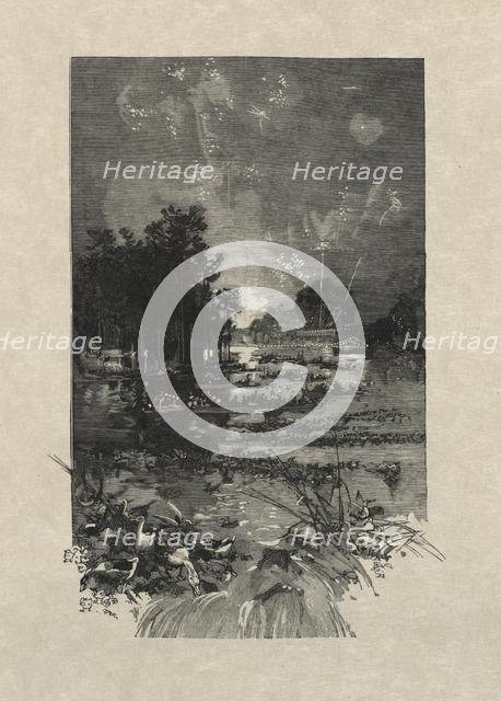 The Festival for the victims of duty , 1884. Creator: Auguste Louis Lepère (French, 1849-1918).