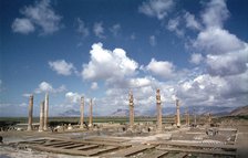 Ruins of the Apadana, Persepolis, Iran