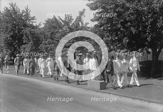 Japanese Mission To U.S. - Visit To Naval Academy, 1917. Creator: Harris & Ewing.