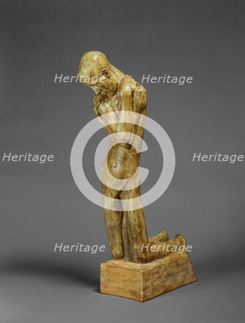 Kneeling Youth, 1898 version. Creator: George Minne.