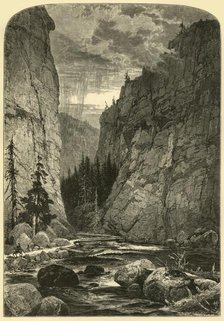 'Bowlder Cañon', 1874.  Creator: W. J. Linton.