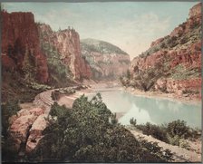 Echo Cliffs, Grand River Canyon, 1890s. Creator: William Henry Jackson (American, 1843-1942).