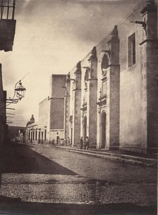 [The Scene of the Execution of Emperor Maximilian I of Mexico], 1867. Creator: François Aubert.