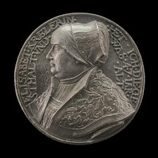 Elisabeth Kreler, c. 1490-after 1535, Wife of Laux Kreler. Creator: Hans Kels the Younger.