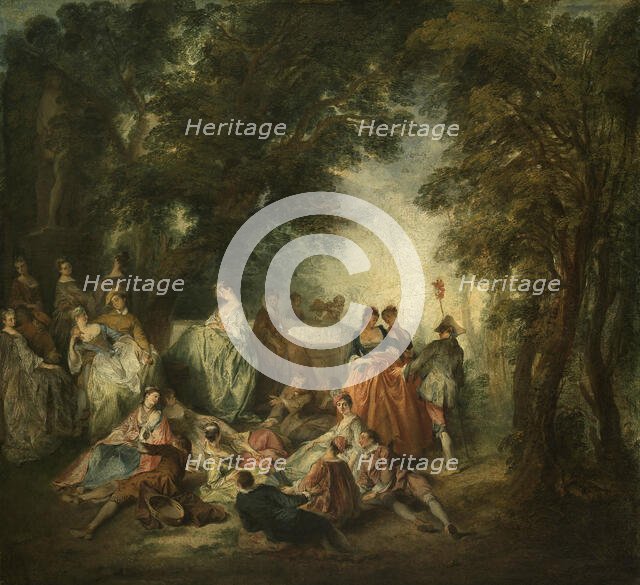 Fête Galante, c1730. Creator: Lancret, Nicolas (1690-1743).
