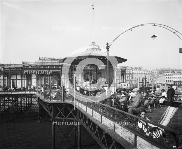 Palace Pier, St Leonards on Sea, Hastings, East Sussex, 1919. Artist: Henry Bedford Lemere.