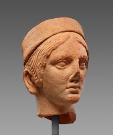 Female Head with a Polos, 1st century B.C. Creator: Unknown.