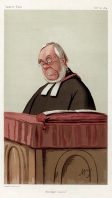 'Merchant Taylors', the Reverend James Augustus Hessey DCL, 1874.Artist: Carlo Pellegrini