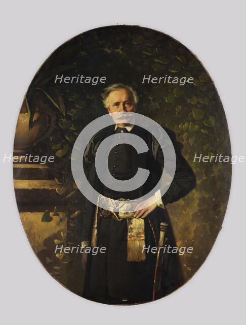 Portrait of Wincenty Pol, 1862. Creator: Aleksander Raczynski.