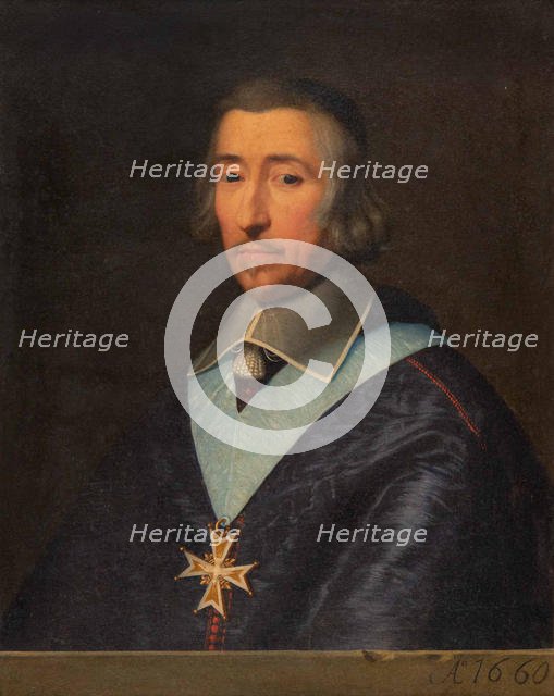 Portrait of Hardouin de Péréfixe de Beaumont, c. 1660. Creator: Champaigne, Philippe, de (1602-1674).