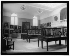 Picture gallery, Essex Institute, Salem, Mass., c.between 1900 and 1910. Creator: Unknown.