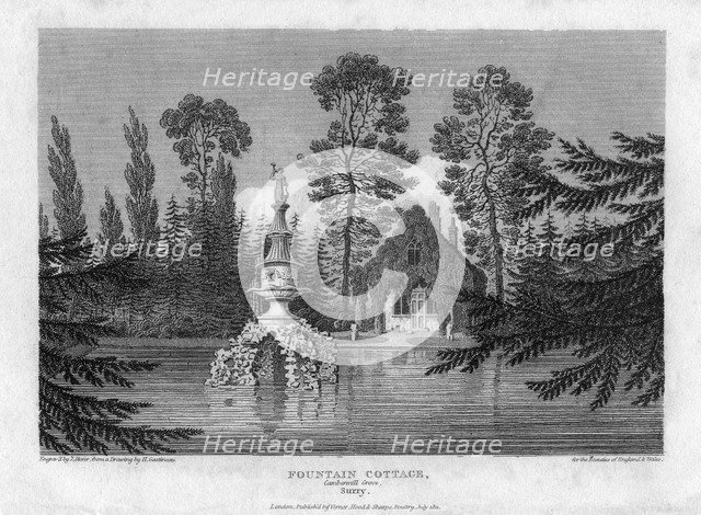 Fountain Cottage, Camberwell Grove, Surrey, 19th century. Artist: J Storer