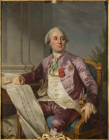 Charles Claude Flahaut de La Billarderie, comte d'Angiviller (1730-1809) , 1779. Creator: Duplessis, Joseph-Siffred (1725-1802).