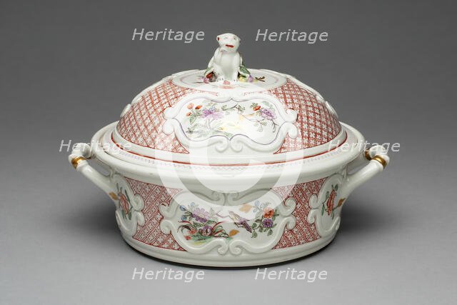 Tureen, Vienna, c. 1725. Creator: Du Paquier Porcelain Manufactory.