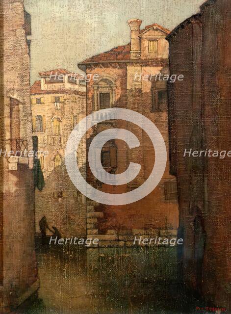 Canal, Venice, c1910-1940. Creator: Marianne L Trench.