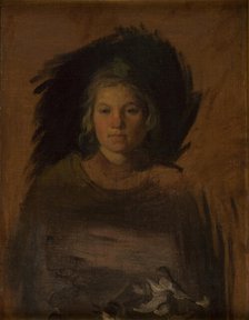 Peasant Girl, between 1840-1848. Creator: Piotr Michalowski.