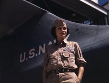Mrs. Eloise J. Ellis has been appointed by civil...Naval Air Base, Corpus Christi, Texas, 1942. Creator: Howard Hollem.