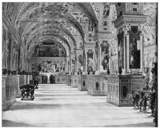 The Vatican Library, Rome, late 19th century. Artist: John L Stoddard