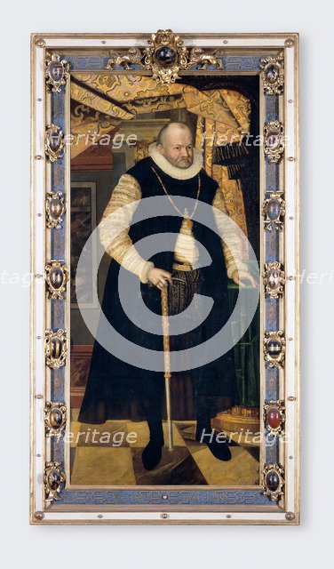 Elector August of Saxony (1526-1586), 1586. Artist: Röder (Rheder), Cyriacus (ca. 1560-1598)