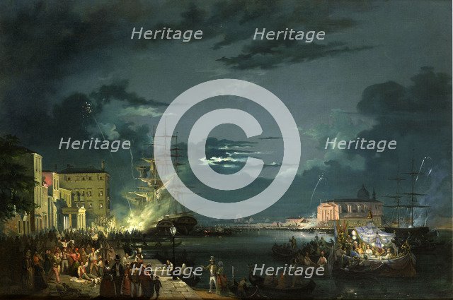 Nocturne with the Festa del Redentore.