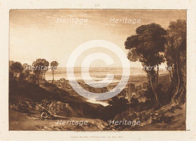 Junction of Severn and Wye, published 1811. Creator: JMW Turner.