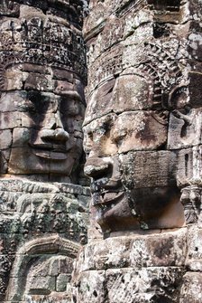 Serene Bayon Faces, Cambodia. Creator: Viet Chu.