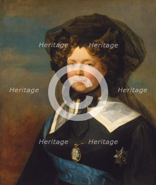 Empress Maria Feodorovna of Russia, 1820s.  Artist: George Dawe