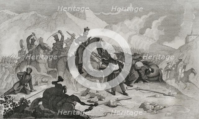 First Carlist War, (1833-1840): Northern Front, 1842. Creator: Pedro Celestino Mare.