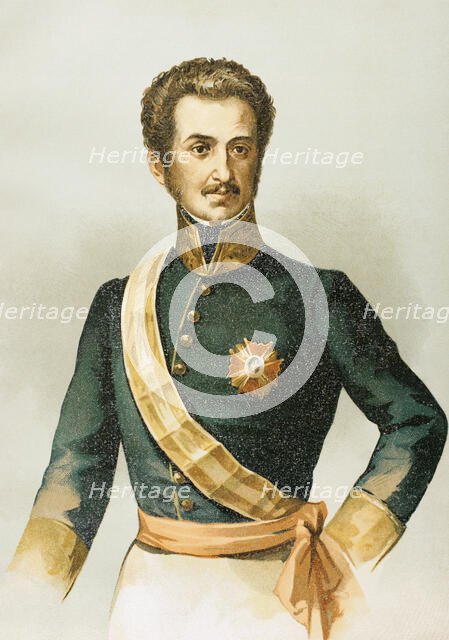 Portrait of Luis Fernández de Córdoba y Valcárcel (1798-1840), Spanish lieutenant general, 1893. Creator: Unknown.