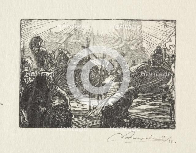 Notre Dame vue du Marché aux pommes . Creator: Auguste Louis Lepère (French, 1849-1918).