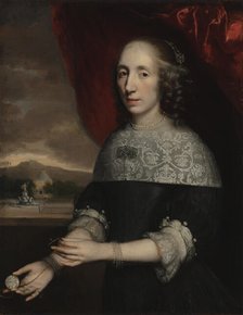 Portrait of a lady, 1660-1679. Creator: Jacobus Levecq.