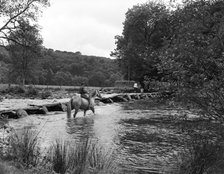 Tarr Steps, near Dulverton, Exmoor, Somerset, c1955. Creator: Arthur Charles Kirby Ware.