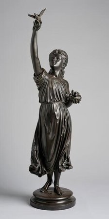 The Lark's First Flight, 1875-1924. Creator: Albert Bruce-Joy